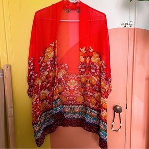 Floral Kimono Cover Up